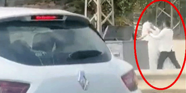 Damat, gelini tekme tokat dövdü! O anlar kameraya böyle yansıdı