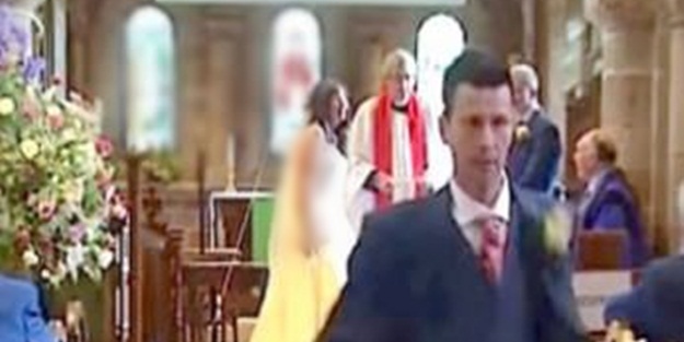 Damat nikahtan kaçtı