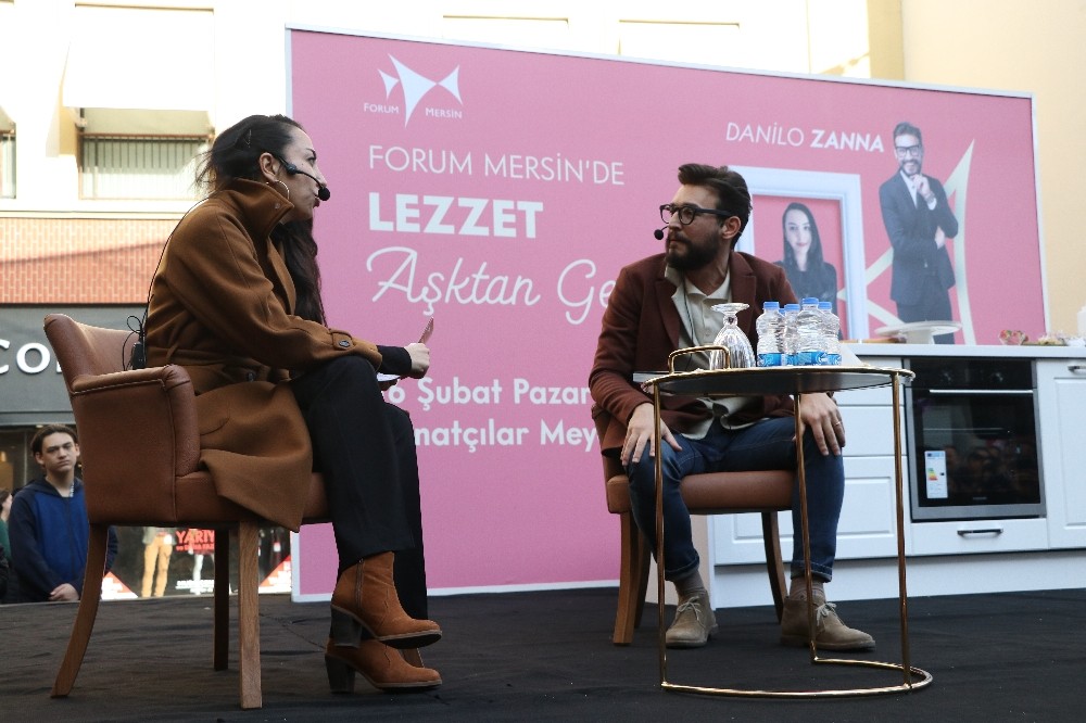 Danilo Zanna, Mersinlilerle buluştu 