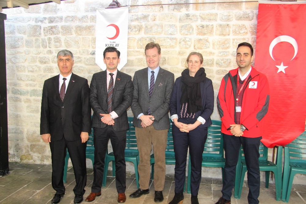 Danimarka heyeti İdlib krizi için Kilis’te 