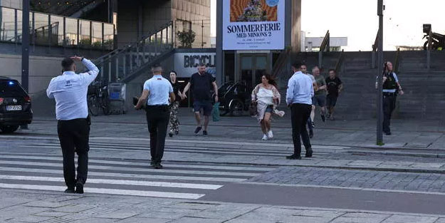 Danimarka'da AVM'de silahlı saldırı