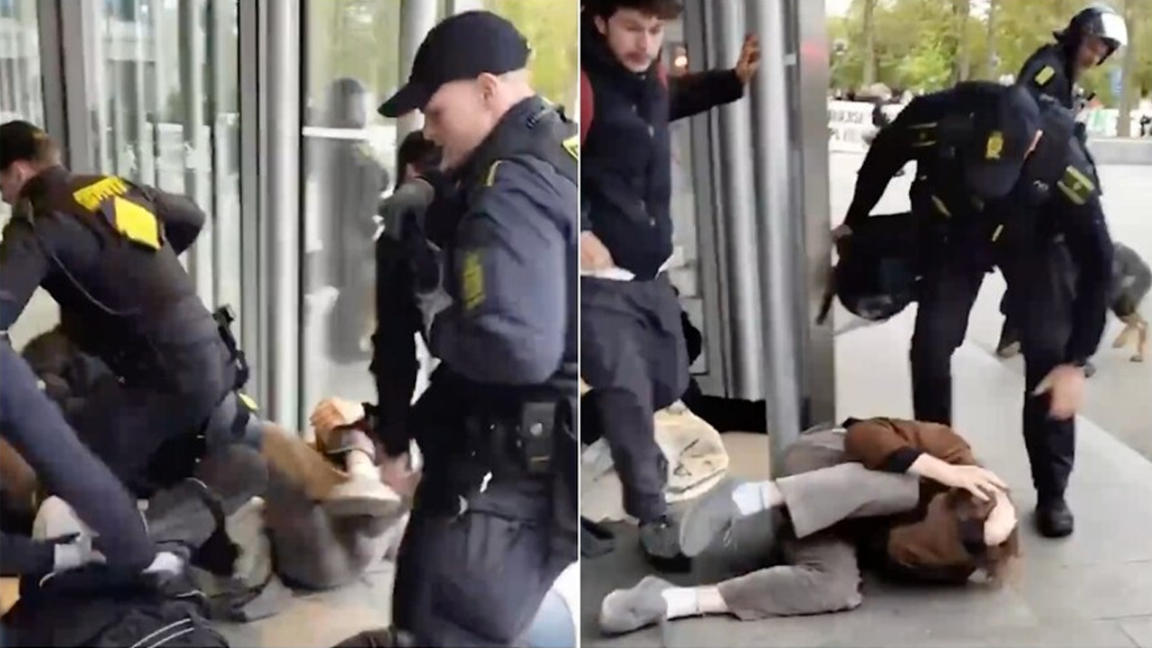 Danimarka’da İsrail’e Silah Taşıyan Şirkete Protesto