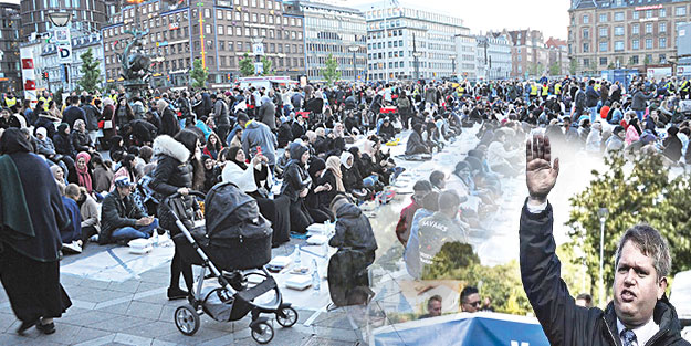 Danimarkalı itler iftar basıp, Kur’an yaktı