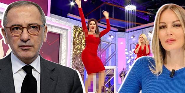 Dansözlere taş çıkartan performans! Habertürk'ün 'dansöz'ü Fatih Altaylı'yı sakız gibi çiğnedi