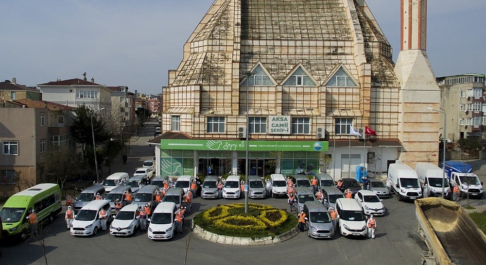 Dar gelirli 12 bin aileye gıda maddesi desteği 