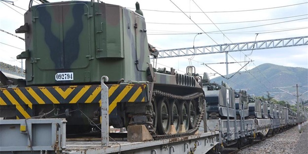 Darbe girişimi gecesi durdurulan mühimmat yüklü tren