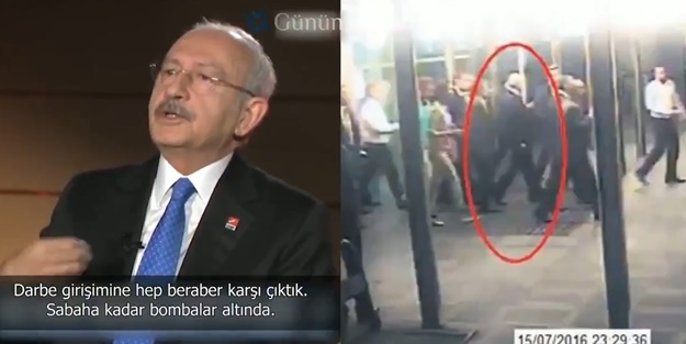 Darbe girişimi sırasında kahve yudumlayan Kılıçdaroğlu'ndan "sabaha kadar direndik" yalanı!