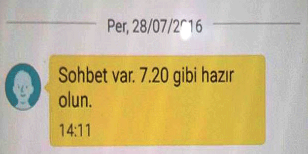 Darbe sonrası sohbete devam!