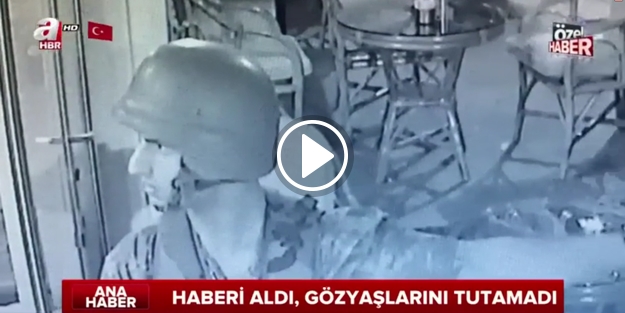 Darbe yaptıklarını öğrenen Er gözyaşlarını tutamadı