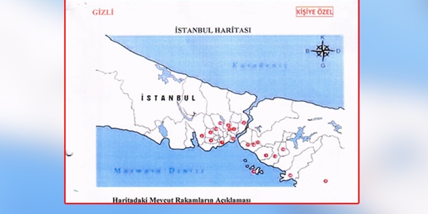 Darbeci amiralin odasında ele geçirildi! Türkiye'yi iç savaşa sürükleme haritası