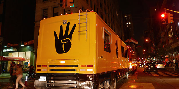 Darbeci Sisi’ye, “Rabia Otobüs Turu”yla protesto