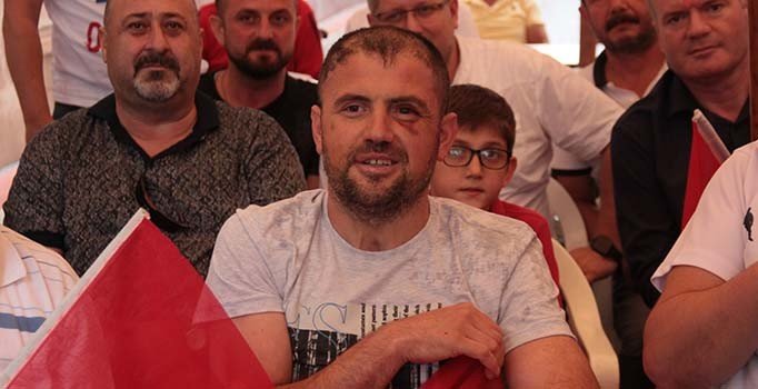 Darbedilen gazi Ömür Karaman'a destek ziyareti