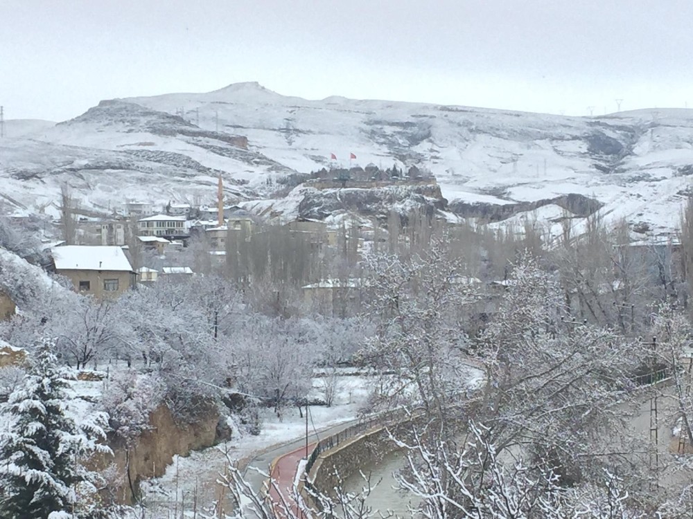 Darende’de çiçek açan kayısı kara gömüldü 