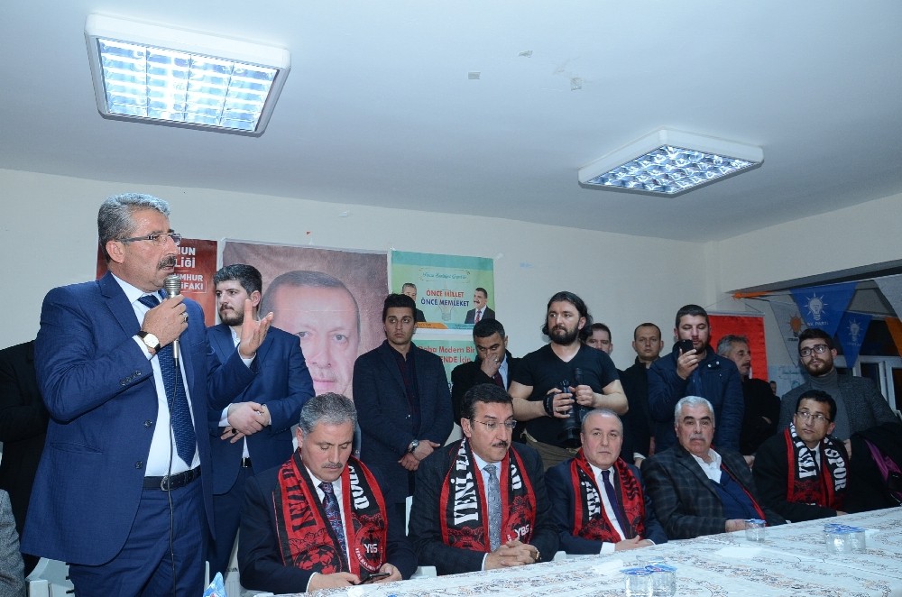 Darende’de Cumhur İttifakı adayı Özkan’a tam destek