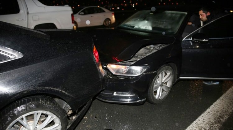 Darıca Belediye başkanının aracı kaza geçirdi