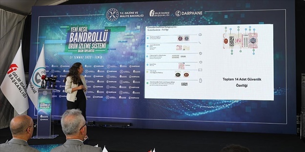 Darphane yeni nesil bandrolleri tanıttı! İşte yeni Türk Lirası