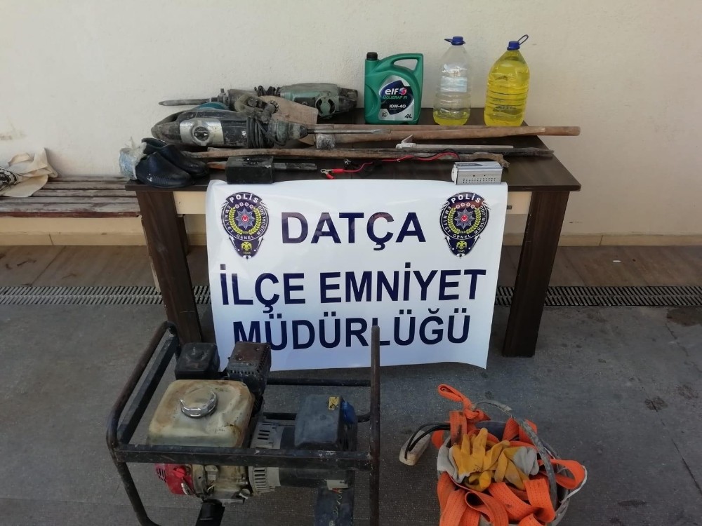 Datça’da suçüstü yakalanan 6 defineci serbest kaldı 