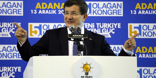 Davutoğlu konuşmasına Fatiha ile başladı