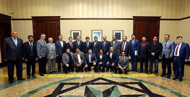 Davutoğlu, Roman dernek temsilcilerini kabul etti