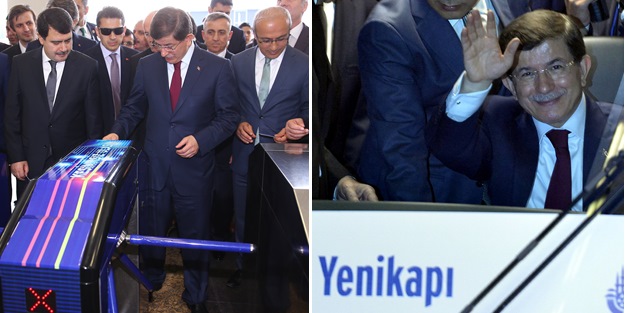 Davutoğlu ücretini ödedi, koltuğa oturdu