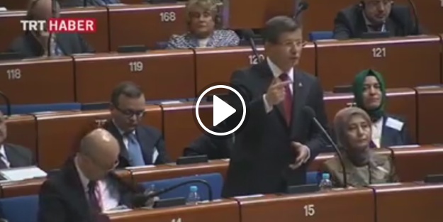 Davutoğlu'ndan muhteşem 'Türkçe' cevabı!