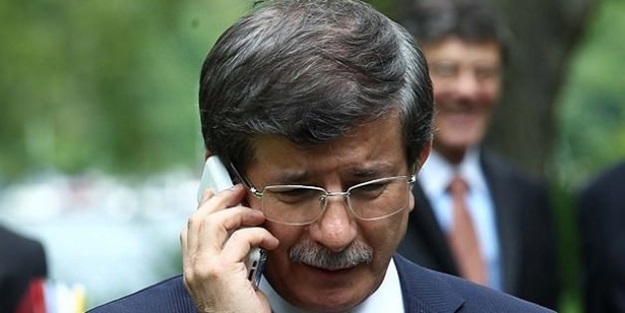 Davutoğlu'ndan taziye telefonu