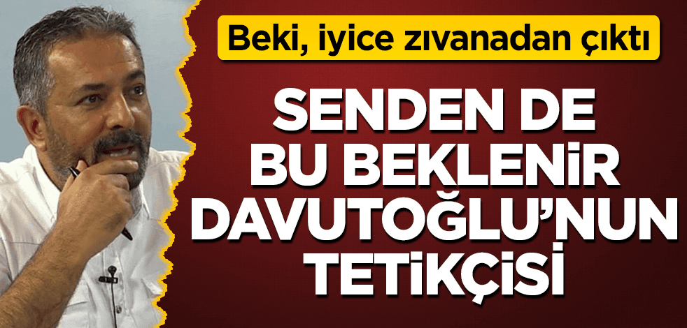 Davutoğlu'nun tetikçisi Akif Beki'den Sezen Aksu'ya destek