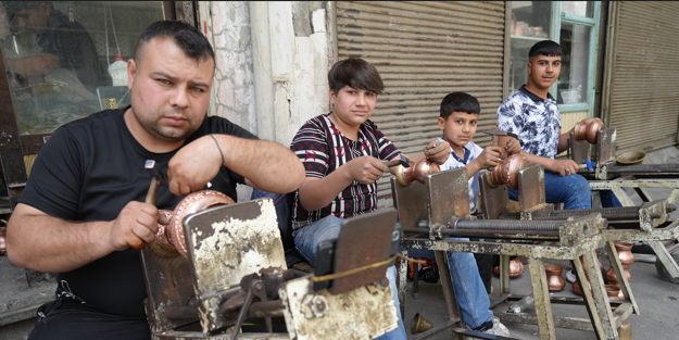 Dayıdan yeğenlerine bakırcılık mirası