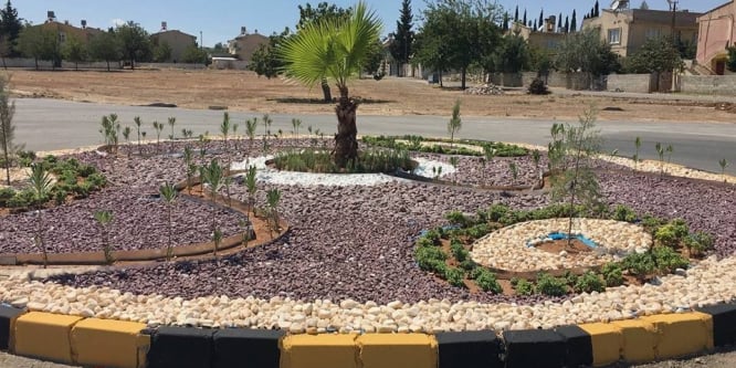 Kilis’te, park ve bahçe düzenlemeleri sürüyor