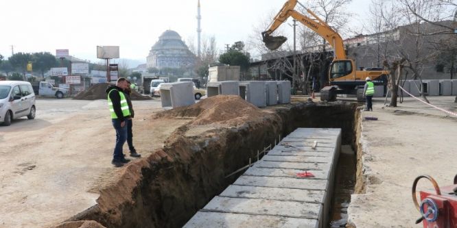 Turgutlu’ya yağmur suyu hattı