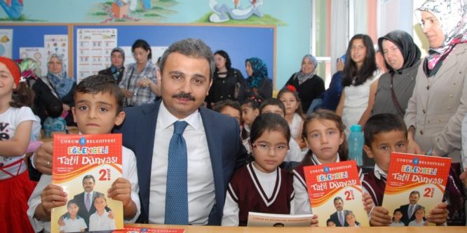 Çorum Belediyesi 12 bin 500 tatil kitabı dağıtacak