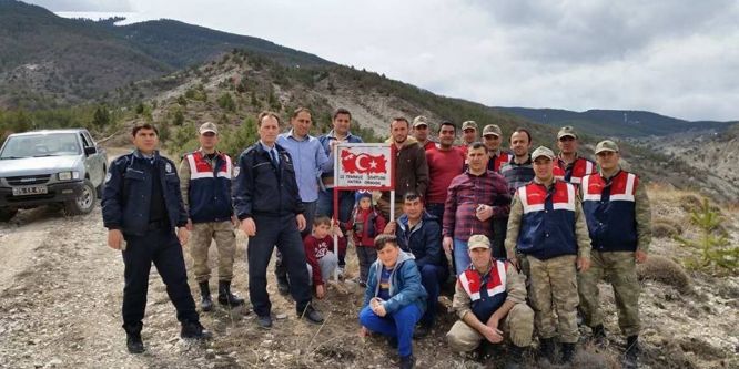 15 Temmuz şehitleri anısına hatıra ormanı oluşturdular