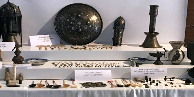 DEAŞ ve PYD tarafından yağmalanan tarihi eserler İstanbul’da ele geçirildi