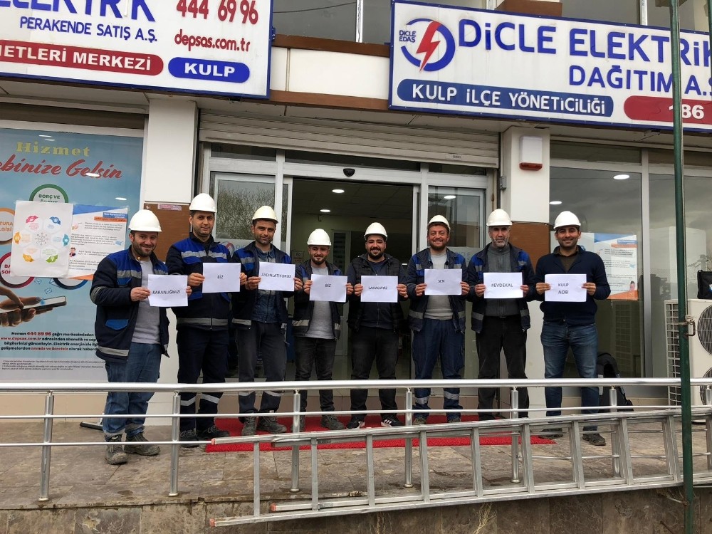 DEDAŞ çalışanlarından vatandaşa ’evde kal’ çağrısı 