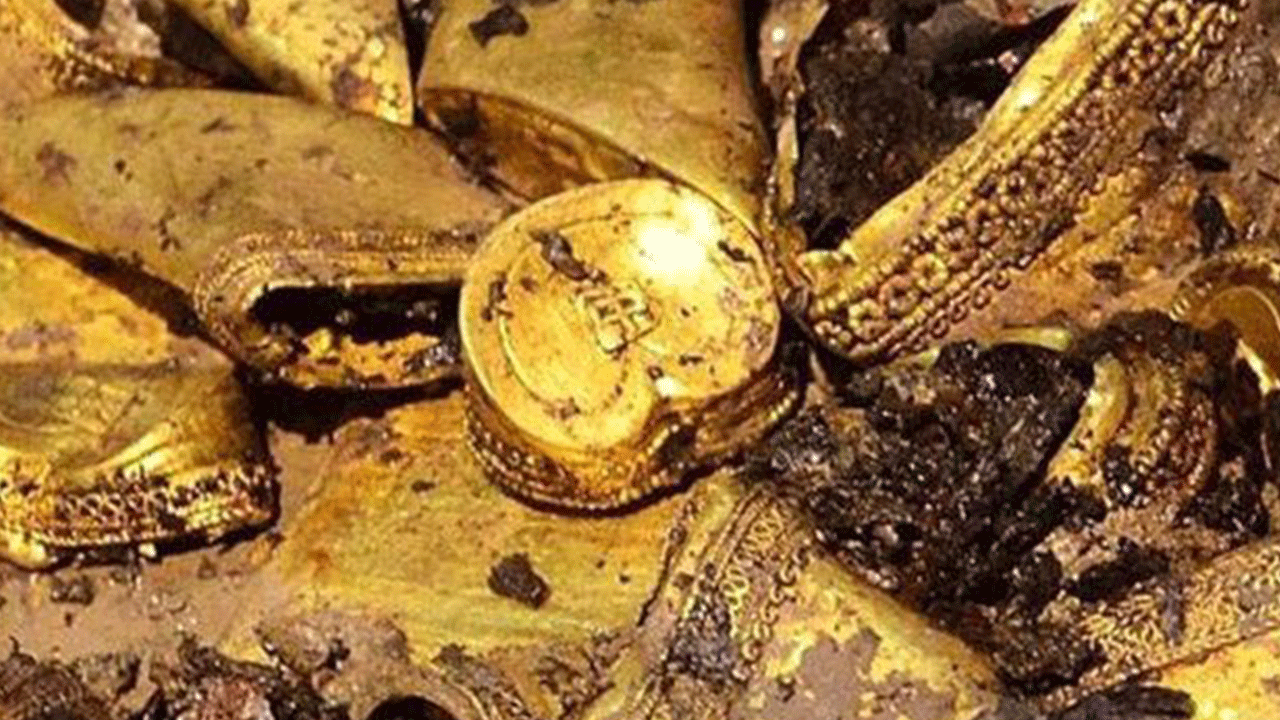 Dedektör ile 20 dakika içerisinde ülkenin en büyük altın hazinesini buldu! Kendisi bile buna inanamadı
