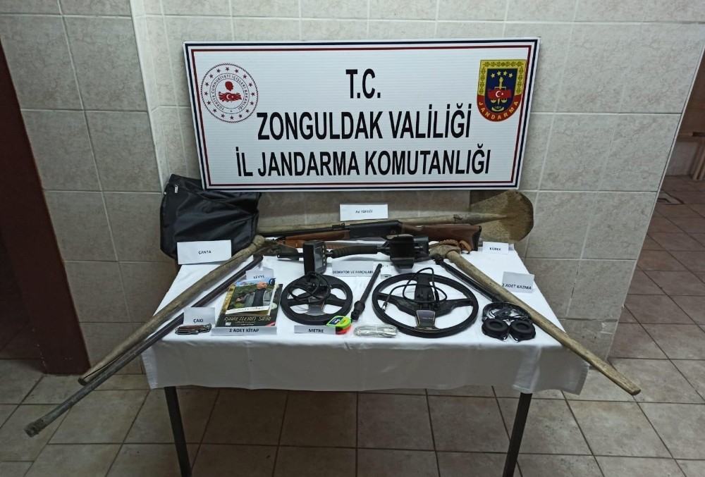 Define avcıları jandarmaya yakalandı 