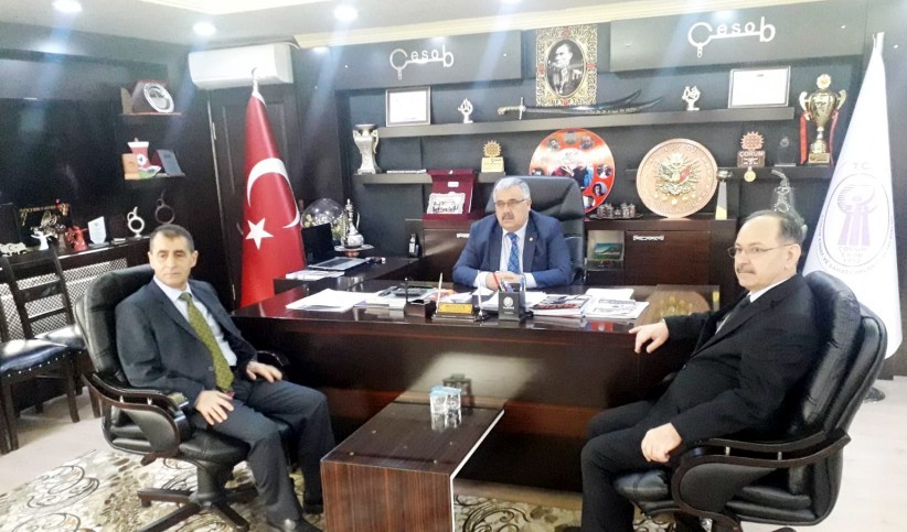 Defterdar’dan ÇESOB’a ziyareti 