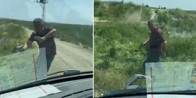 Dehşet anları saniye saniye kaydedildi! 3 kişiyi vurdu