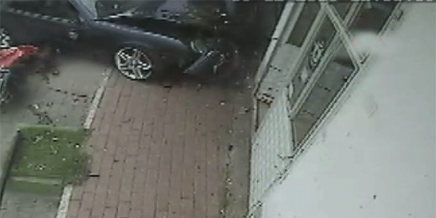 Dehşet anları güvenlik kamerasında