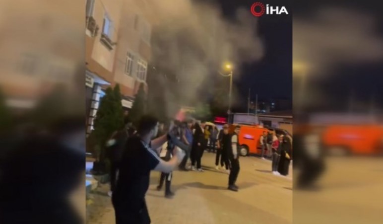 Dehşet anları kamerada! Asker eğlencesinde rezalet görüntüler