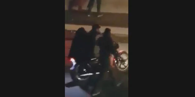 Dehşet anları kamerada! Teröristler yoldan geçen karı kocayı böyle infaz etti