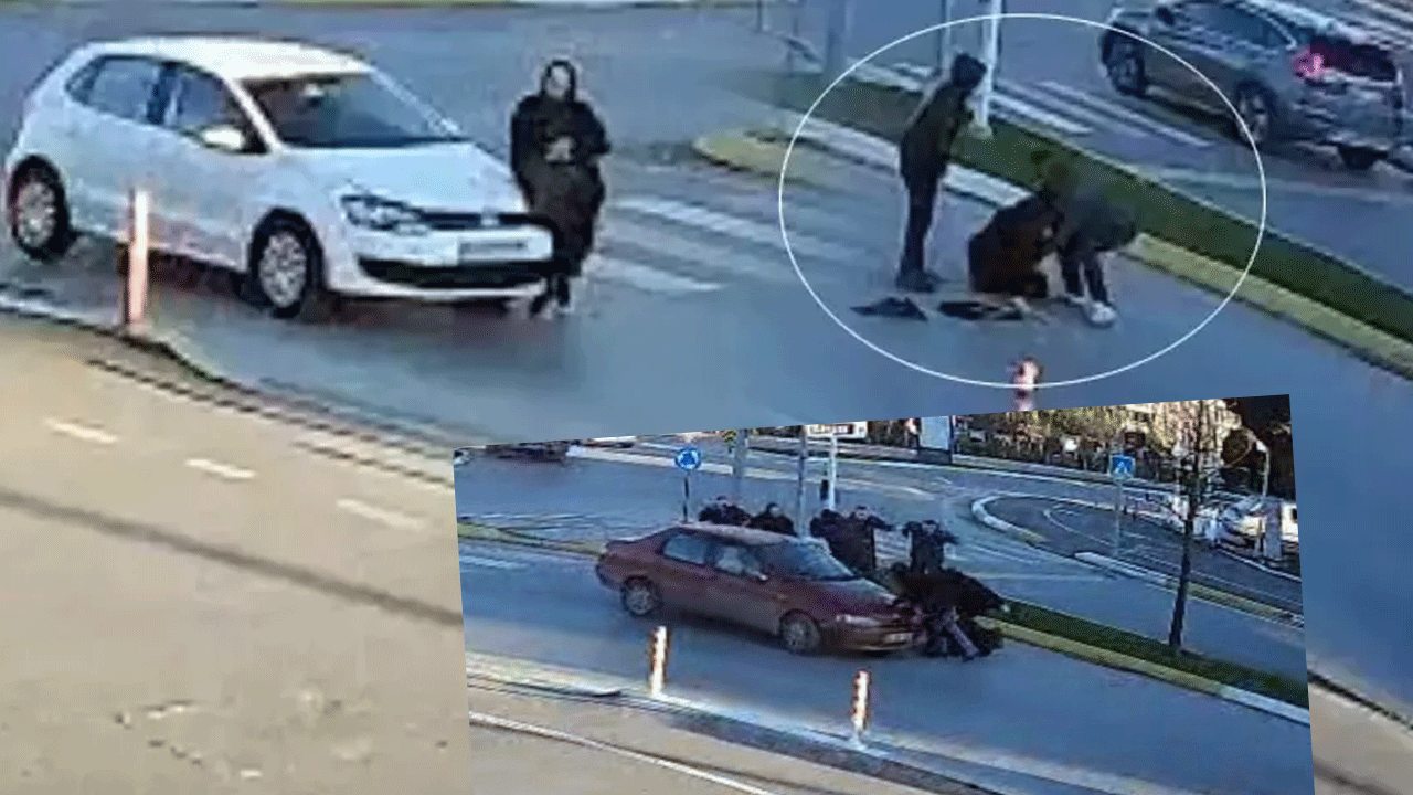 Dehşete düşüren kaza! Görüntüler kan dondurdu