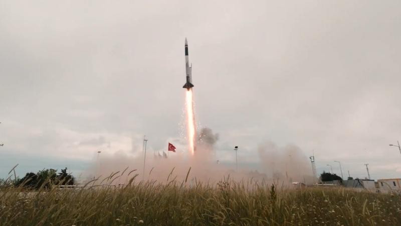 DeltaV'nin yerli ve milli hibrit roketi irtifa rekoru kırdı