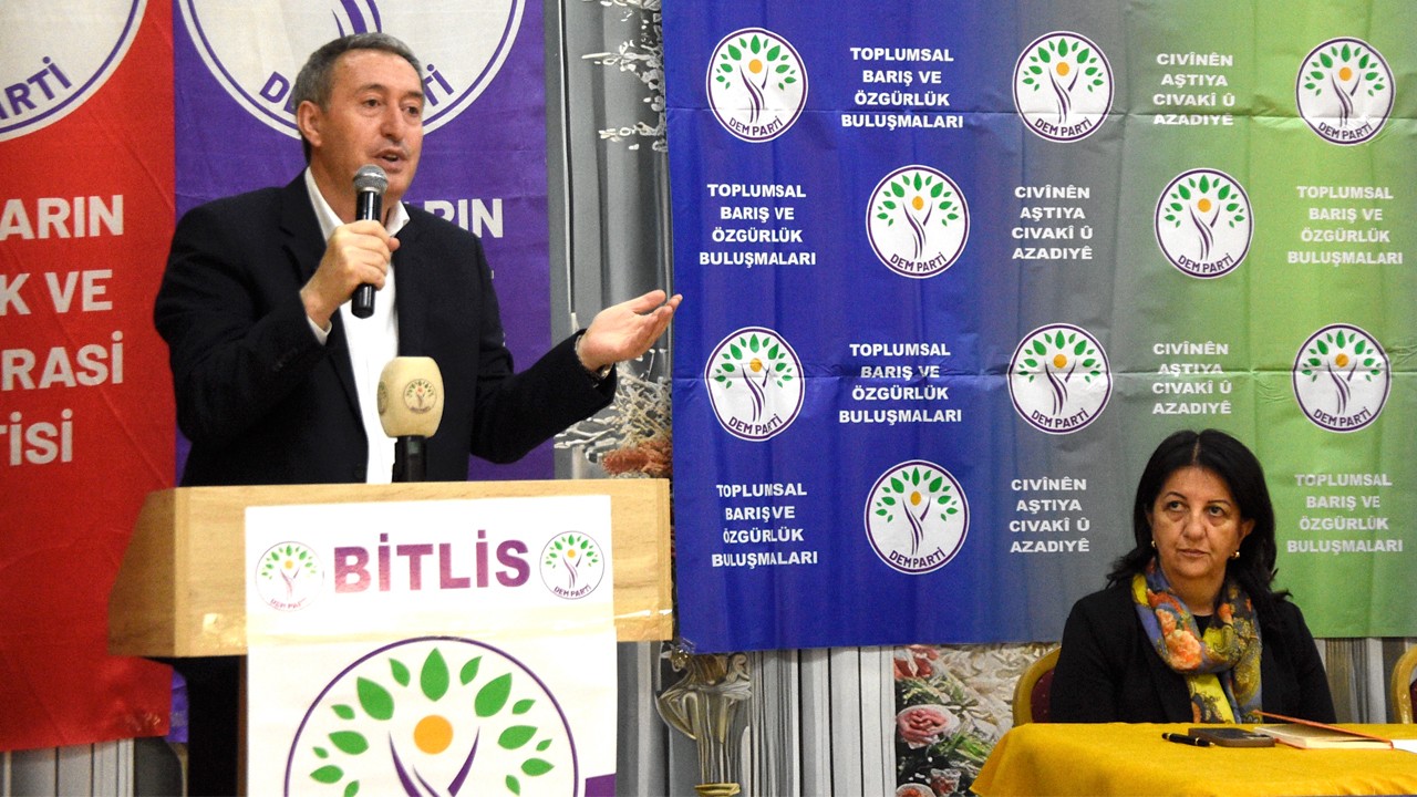 DEM Parti Eş Genel Başkanı Bakırhan "halk buluşması"nda konuştu: Biz sahip çıkarsak devlet adım atar