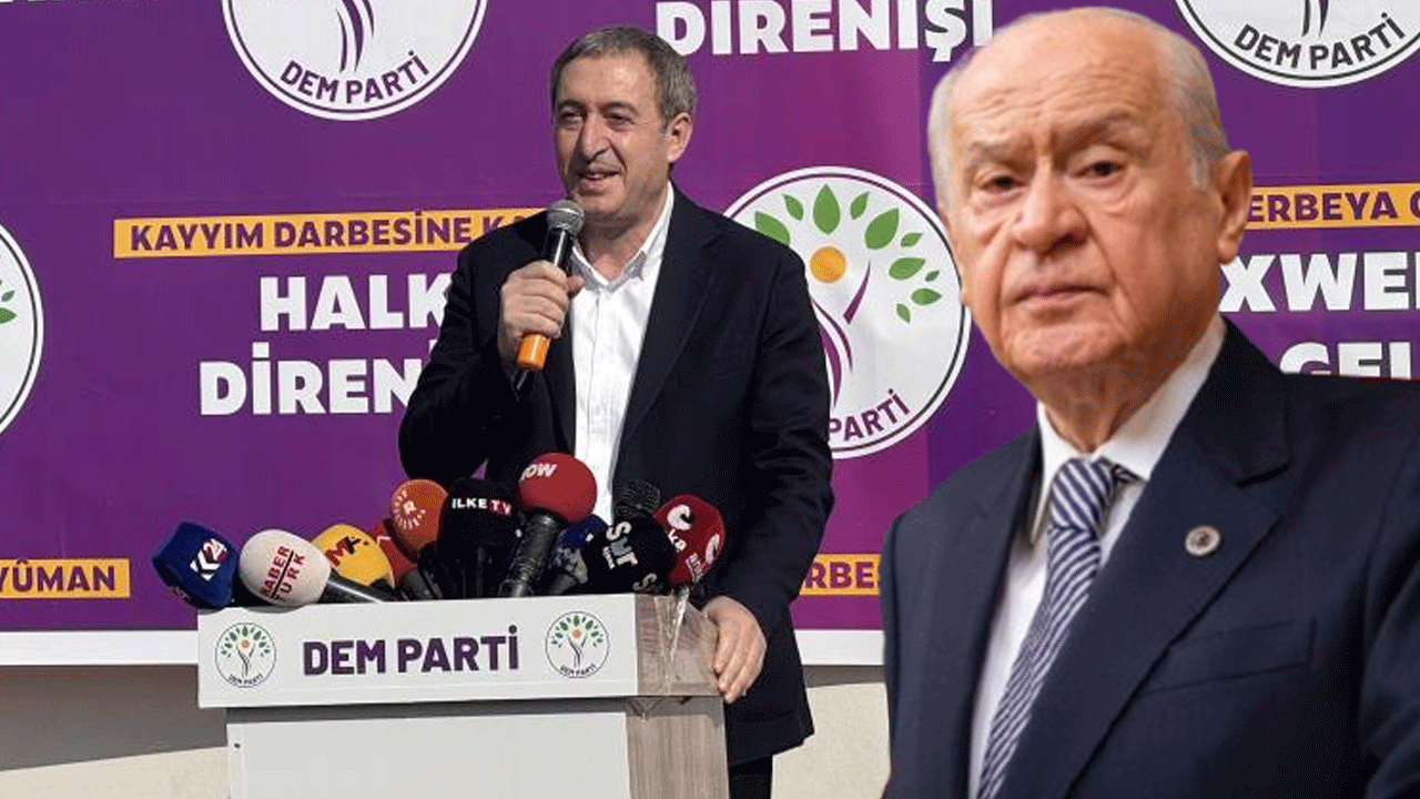 DEM Parti'den Devlet Bahçeli kararı