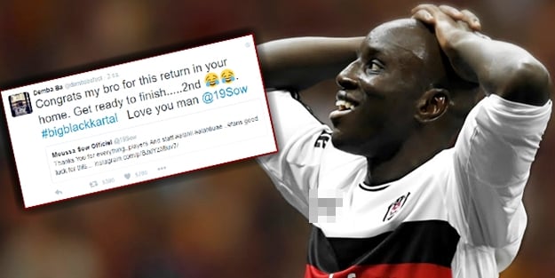 Demba Ba'dan Sow'a manidar mesaj