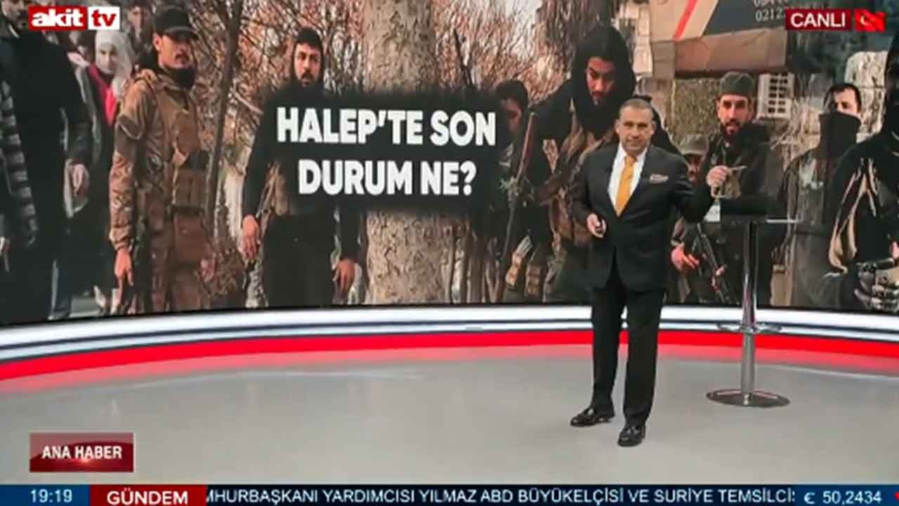 DEM'in Halep provokasyonu Akit TV'de boşa düşürüldü!