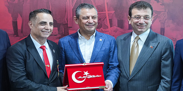 DEM'in ortağı İmamoğlu'na şehitler derneğinden 'onursal üyelik' belgesi!