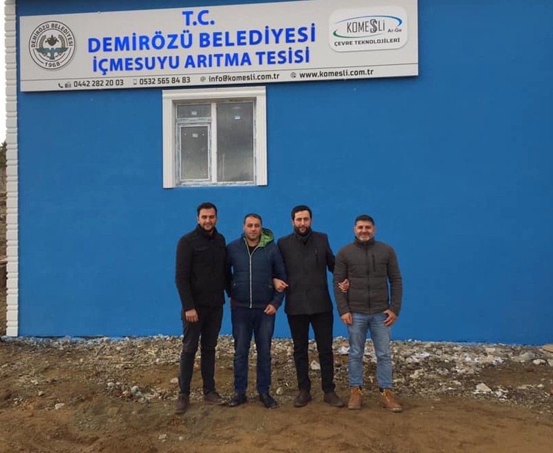 Demirözü’nde içme suyu arıtma tesisi hizmete girdi 