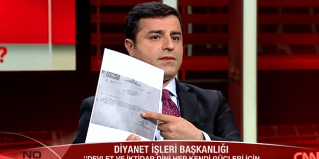 Demirtaş'tan skandal bir açıklama daha!